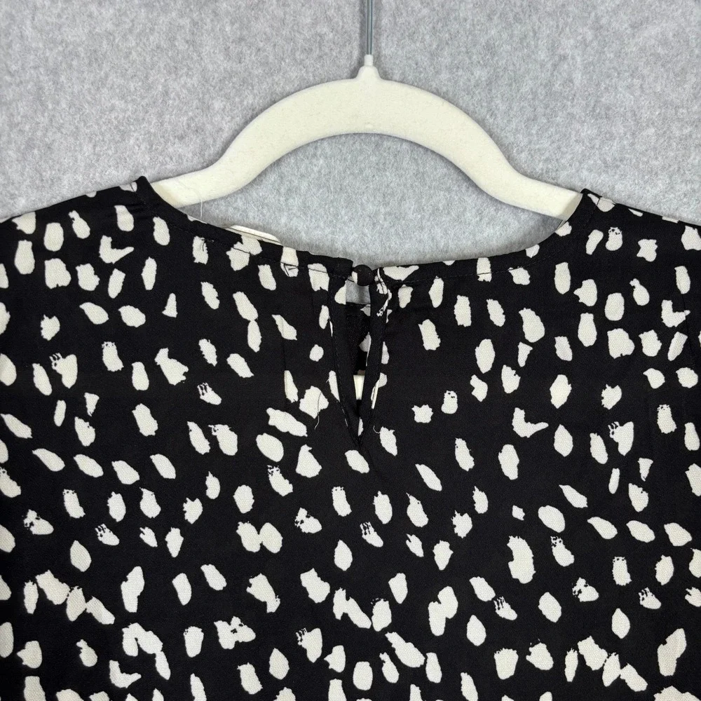 Hayden Girls Babydoll Dress Large Dalmatian Tiered Asymmetric Ruffles Flowy‎